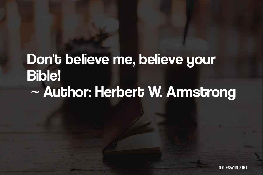 Herbert W. Armstrong Quotes 794439