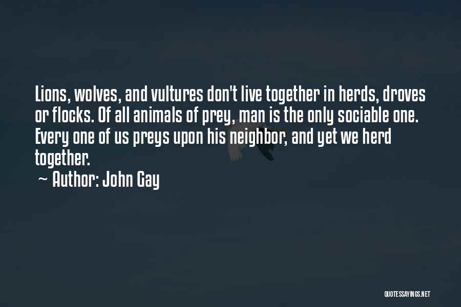 Herd Animals Quotes By John Gay