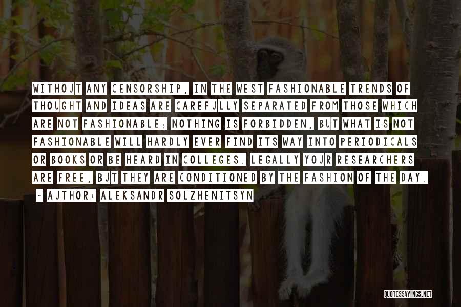 Herd Mentality Quotes By Aleksandr Solzhenitsyn