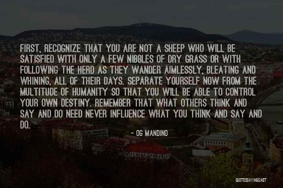 Herd Thinking Quotes By Og Mandino Herd Thinking Quotes By Og Mandino