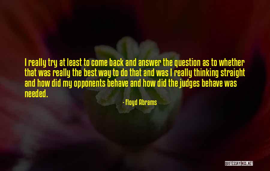 Herdegen Qualifier Quotes By Floyd Abrams Herdegen Qualifier Quotes By Floyd Abrams