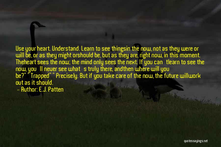 Here And Now Quotes By E.J. Patten