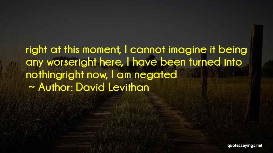 Here I Am Quotes By David Levithan