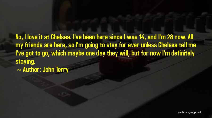 Here To Stay Love Quotes By John Terry