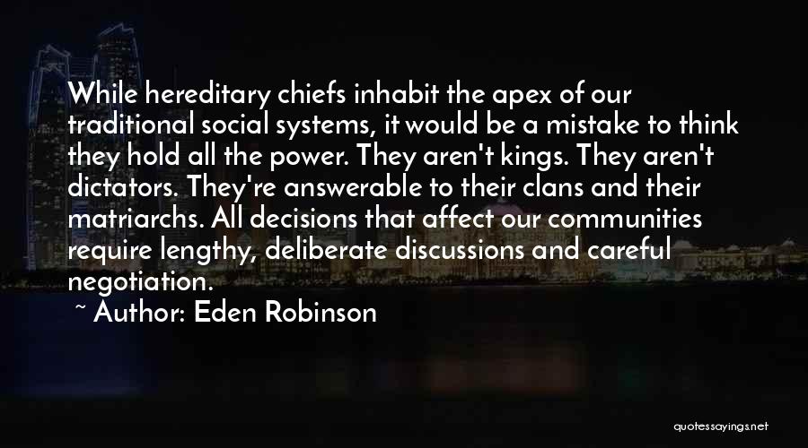 Hereditary Quotes By Eden Robinson