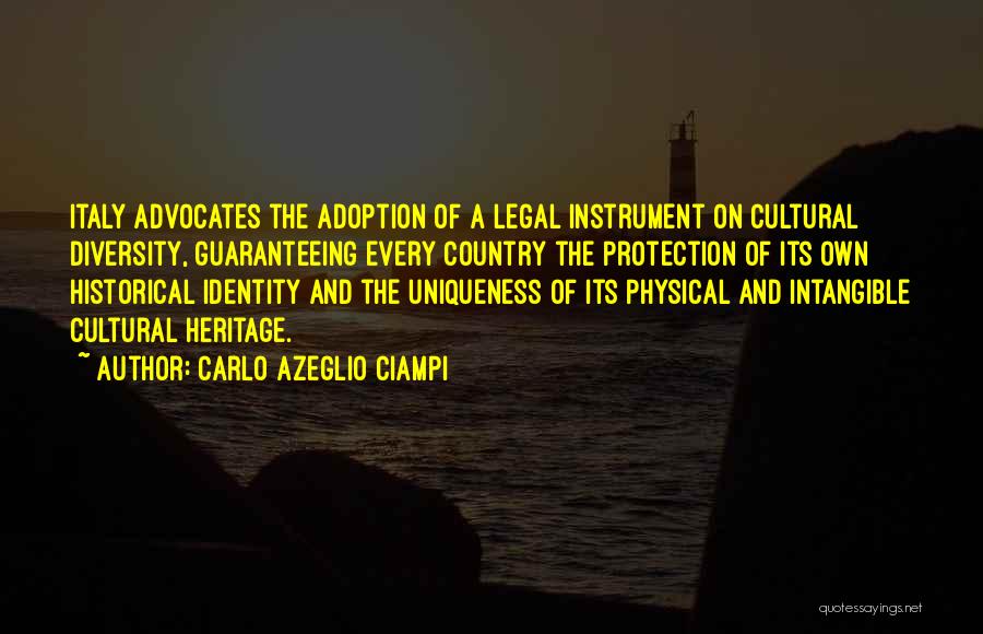 Heritage And Identity Quotes By Carlo Azeglio Ciampi