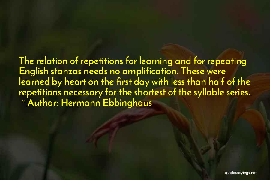 Hermann Ebbinghaus Quotes 1262771