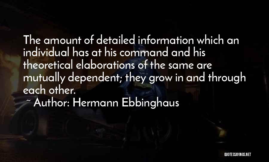 Hermann Ebbinghaus Quotes 354784