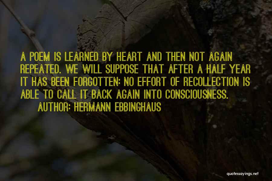 Hermann Ebbinghaus Quotes 823363
