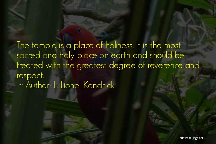 Hermansens Quotes By L. Lionel Kendrick