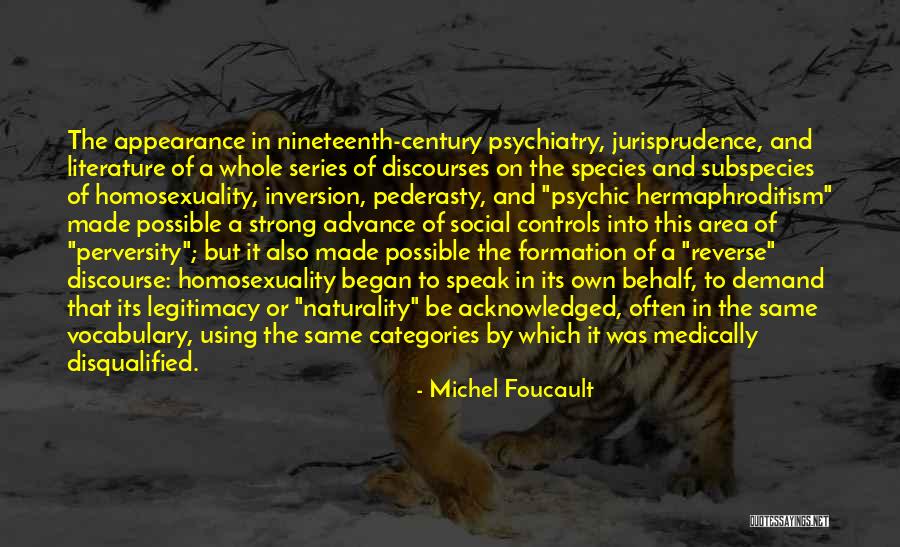 Hermaphroditism Quotes By Michel Foucault