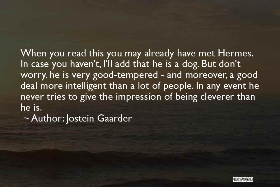 Hermes Quotes By Jostein Gaarder