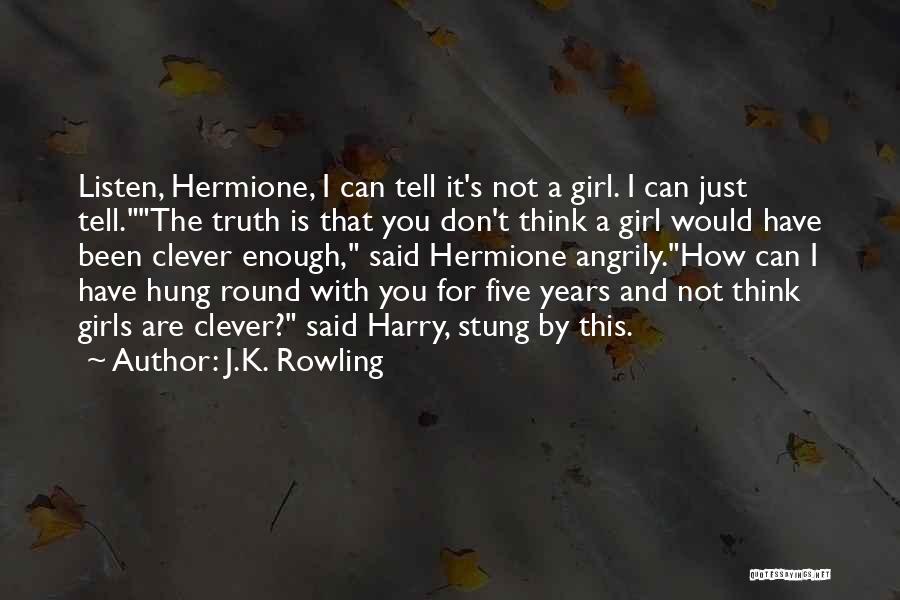 Hermione And Harry Quotes By J.K. Rowling