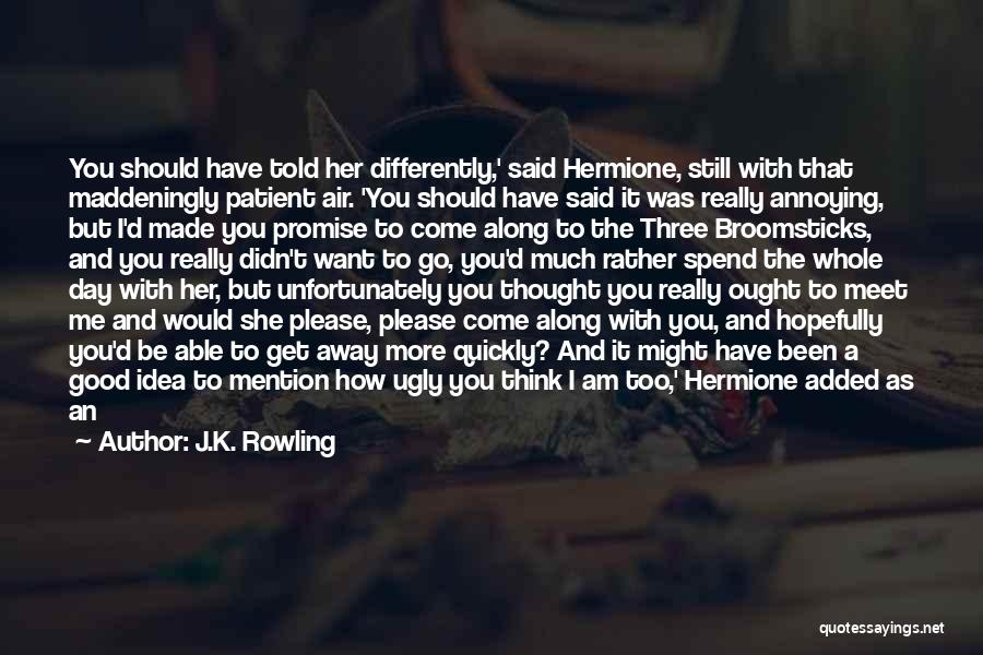 Hermione Granger Quotes By J.K. Rowling