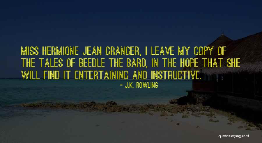 Hermione Granger Quotes By J.K. Rowling