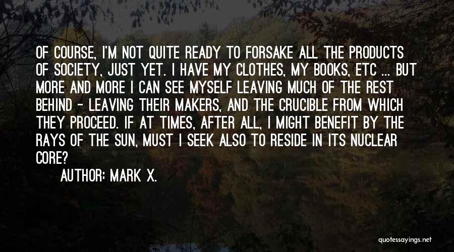 Hermit Quotes By Mark X.