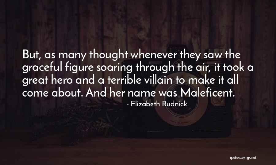 Hero And Villain Quotes By Elizabeth Rudnick