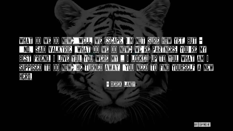 Hero Friend Quotes By Derek Landy Hero Friend Quotes By Derek Landy