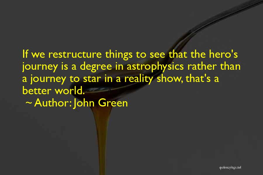 Hero Journey Quotes By John Green