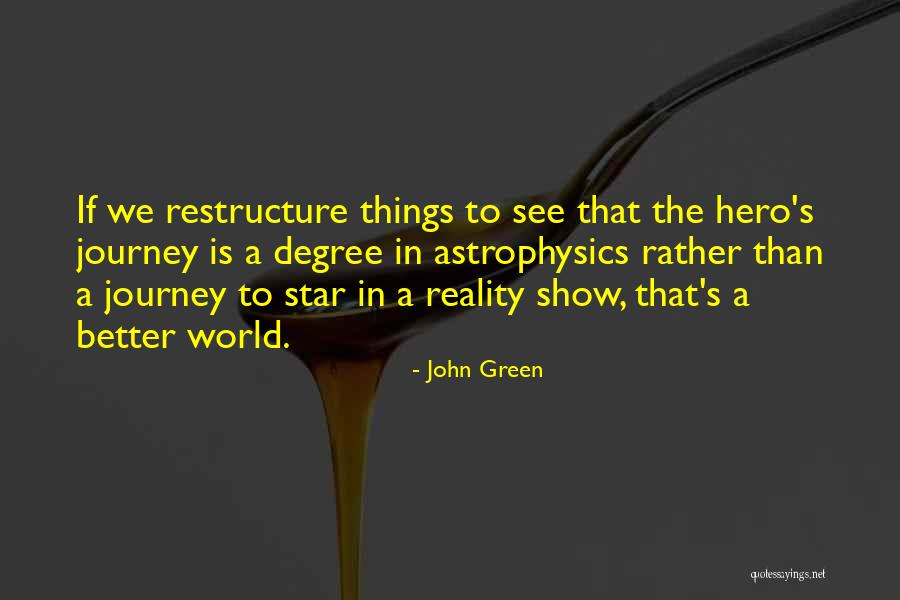 Hero Journey Quotes By John Green