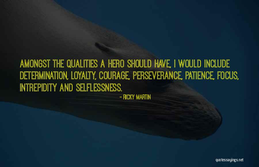 Hero Qualities Quotes By Ricky Martin Hero Qualities Quotes By Ricky Martin