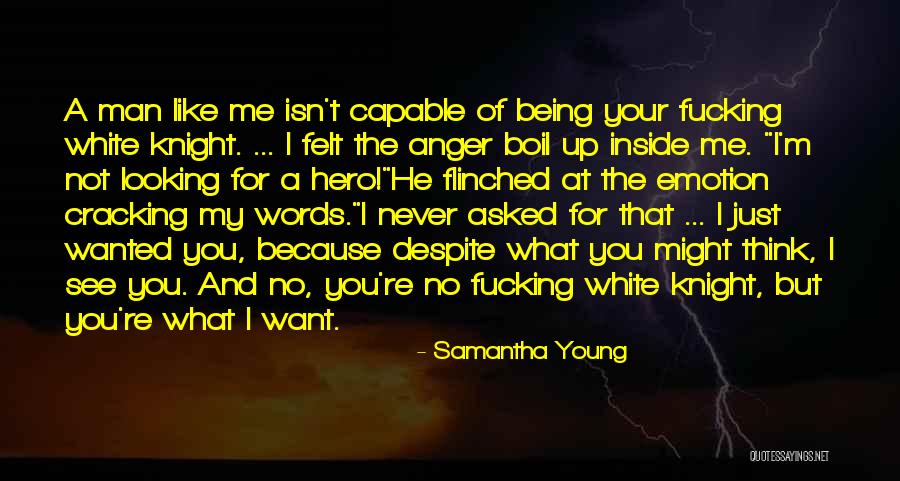 Hero Words Quotes By Samantha Young Hero Words Quotes By Samantha Young