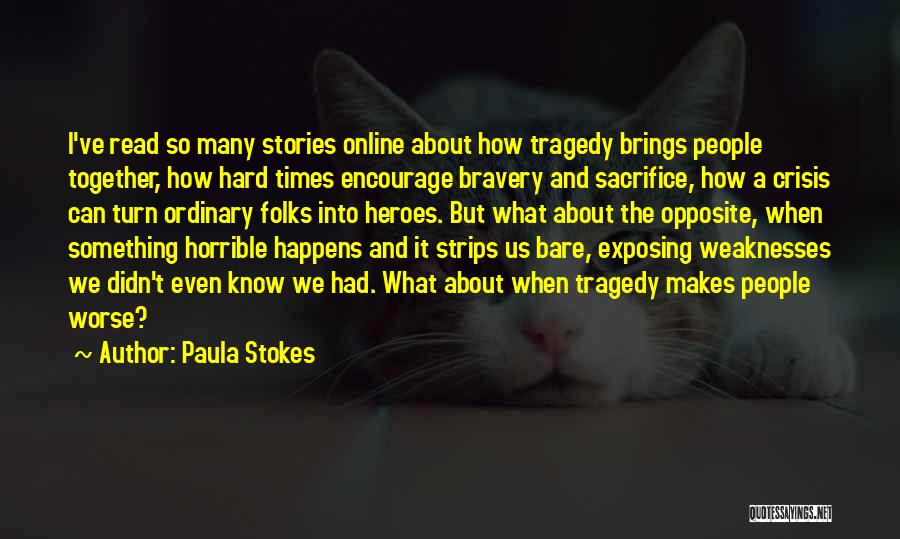 Heroes And Sacrifice Quotes By Paula Stokes