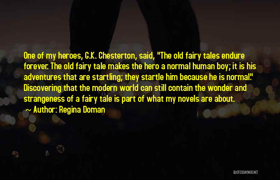 Heroes From Books Quotes By Regina Doman