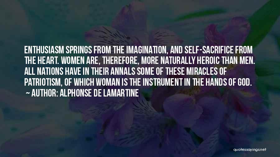 Heroic Sacrifice Quotes By Alphonse De Lamartine
