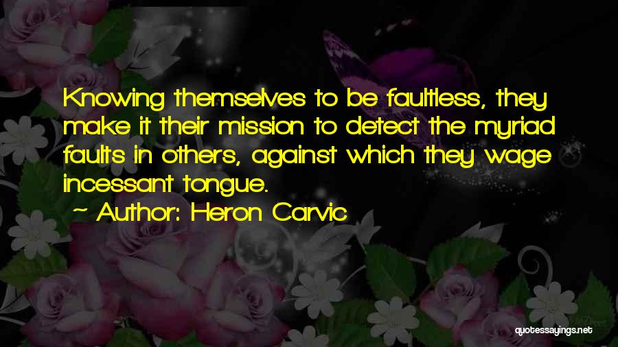 Heron Carvic Quotes 1082760