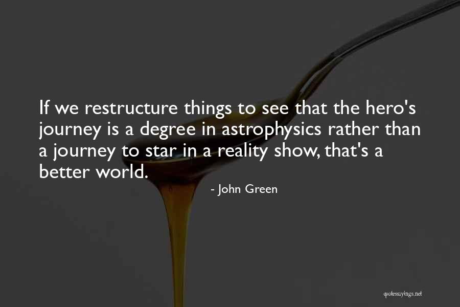 Hero's Journey Quotes By John Green