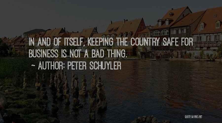 Herrgottsbschei Erle Quotes By Peter Schuyler