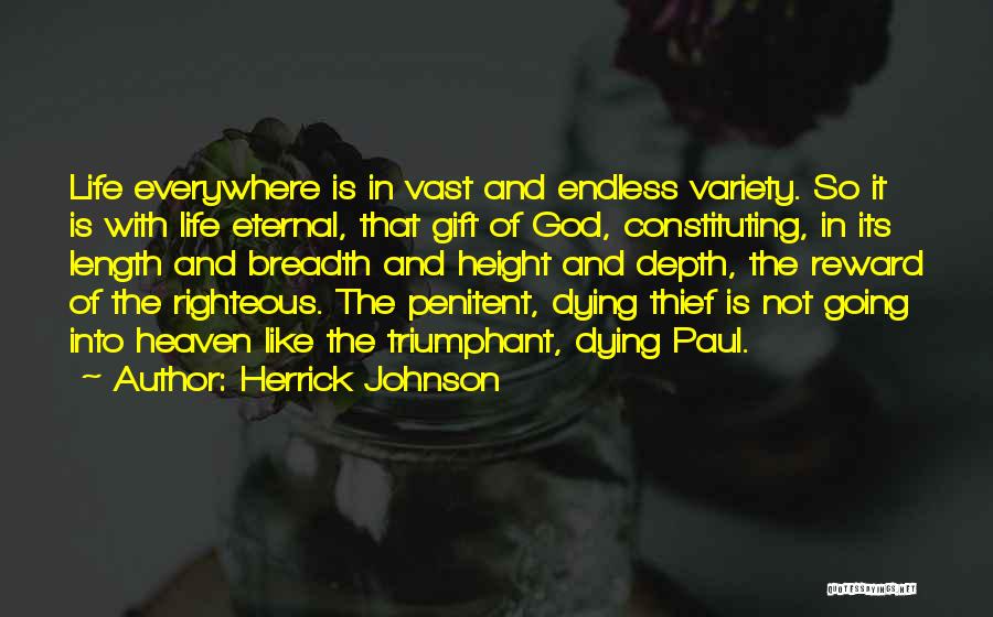 Herrick Johnson Quotes 424813