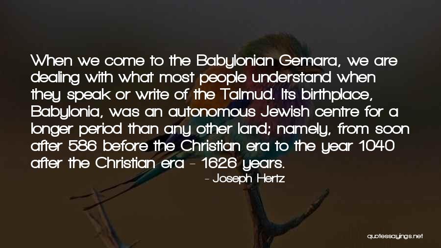 Hertz Quotes By Joseph Hertz