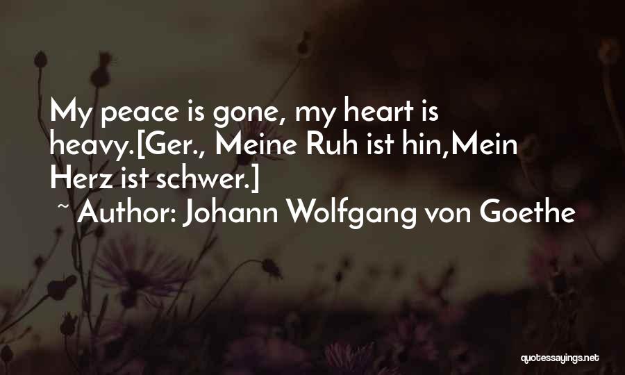 Herz Quotes By Johann Wolfgang Von Goethe