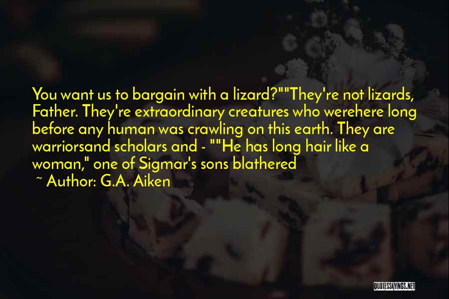 He's A Beast Quotes By G.A. Aiken