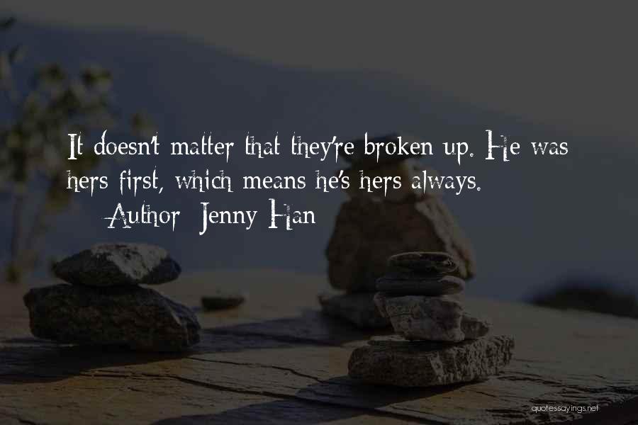 He's Hers Quotes By Jenny Han