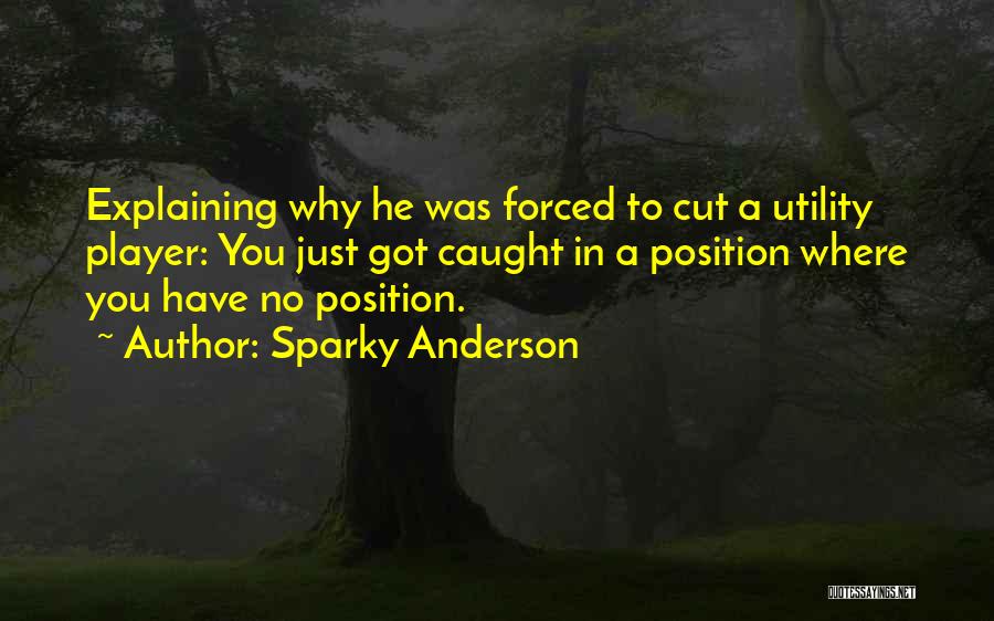 He's Just A Player Quotes By Sparky Anderson