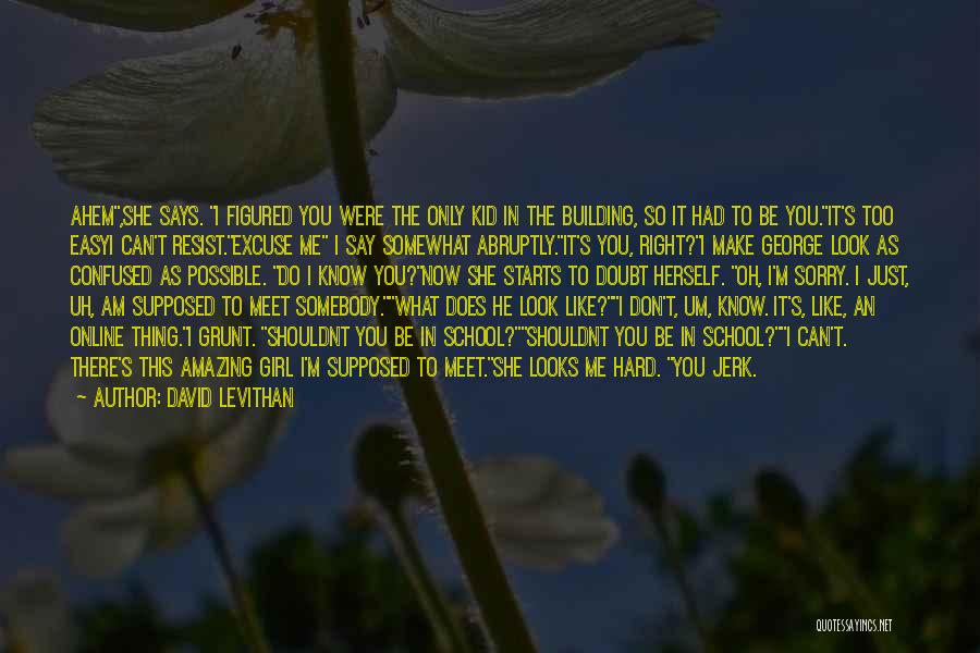 He's Just Amazing Quotes By David Levithan