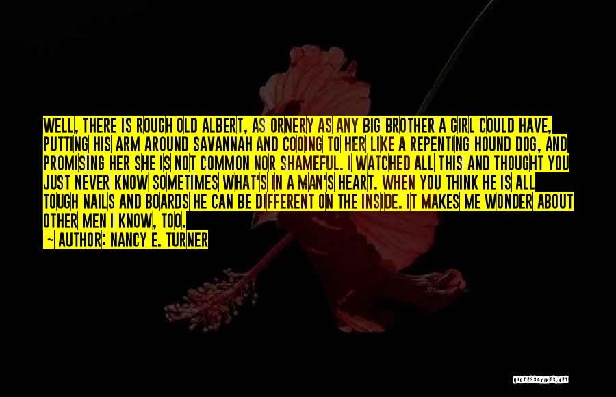 He's Like A Brother To Me Quotes By Nancy E. Turner