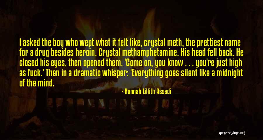 He's Like A Drug Quotes By Hannah Lillith Assadi