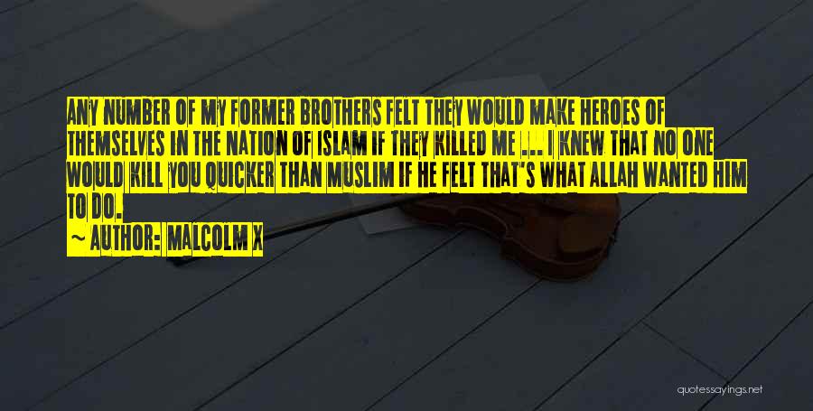 He's My Brother Quotes By Malcolm X