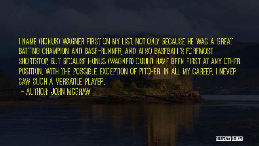 He's Not A Player Quotes By John McGraw
