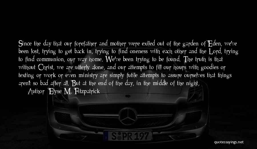 He's Not Texting Me Back Quotes By Elyse M. Fitzpatrick