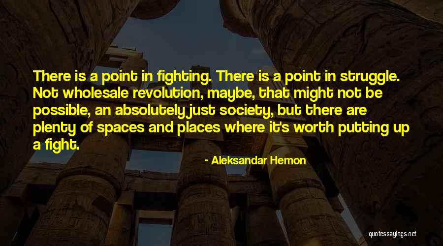 He's Not Worth Fighting For Quotes By Aleksandar Hemon