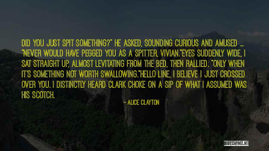 He's Not Worth You Quotes By Alice Clayton