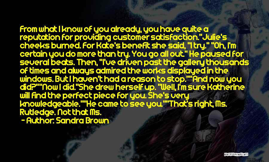 He's The Reason Why I Smile Quotes By Sandra Brown