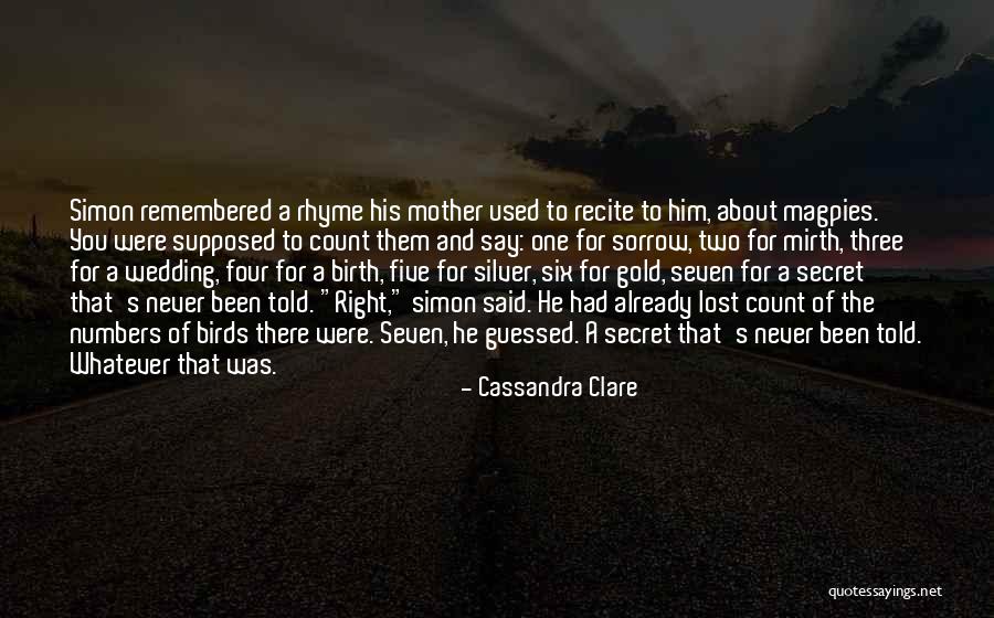 He's The Right One Quotes By Cassandra Clare