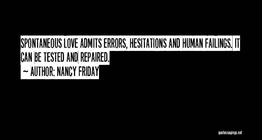 Hesitations Quotes By Nancy Friday