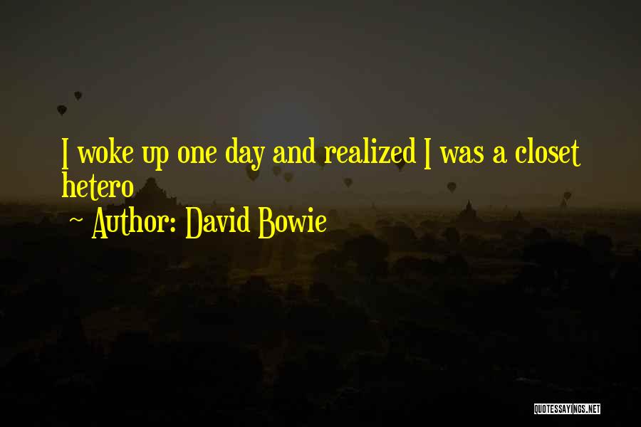 Hetero Quotes By David Bowie